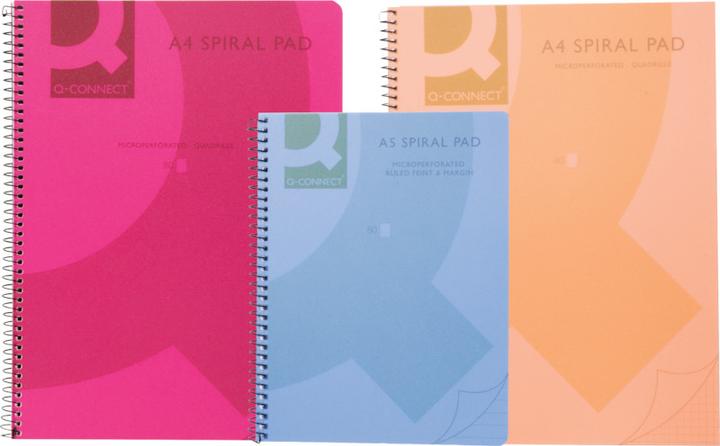 Produktbild Q-Connect Spiralheft (A5, Kariert)