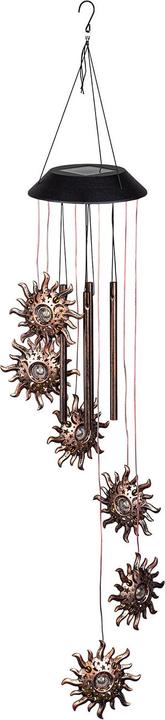 Childhome Solar Windspiel Sonne mit LED-Beleuchtung & Klang, 13 x 75 cm