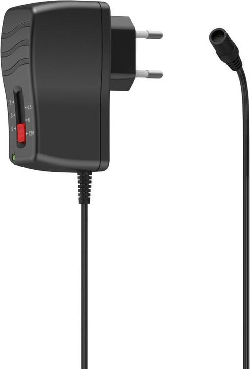 Hama Switching power supply universal, adjustable, 1000mA, 12W, max. 12V, 8 adapters