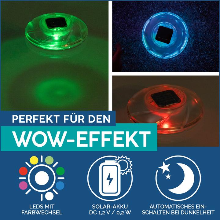 Actual product image Bestway Solar pool light with colour change