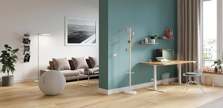 Produktbild Alba Creation Sitzhocker"MHBALL" hellgrau Bezug Polyester Sitzdurchmesser 650 mm mit Griff