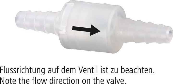 Produktbild Xavax Rückschlagventil, mit 2 Schlauchschellen, für max. Ø 10 mm