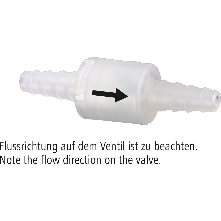 Thumbnail - Xavax Rückschlagventil, mit 2 Schlauchschellen, für max. Ø 10 mm, Zubehör Waschen + Trocknen
