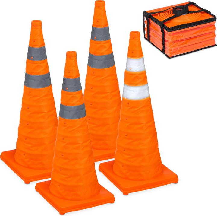 Produktbild Relaxdays 4x Pylonen