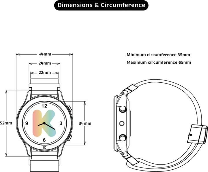 Produktbild Kidywolf Smart-Watch (40 mm)