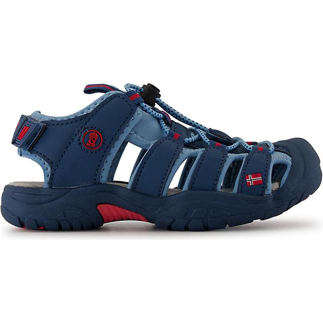 Thumbnail - Trollkids, Unisex, Sandalen, Kvalvika Kinder Trekkingsandale, Blau, (39)