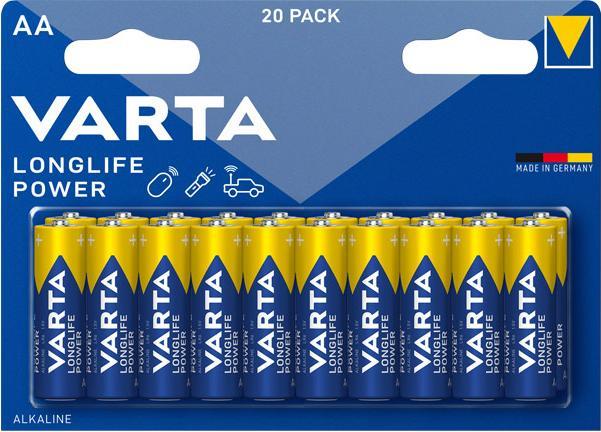 Produktbild Varta 1x20 Longlife Power Mignon AA LR 6 04906121720 (20 Stk., Gerätespezifisch, 2960 mAh)