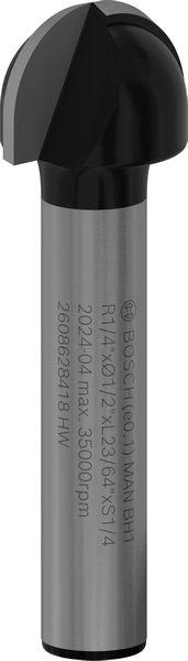 Actual product image Bosch Professional Zubehör Fillet cutter, 1/4-inch, R1 6.3 mm, D 12.7 mm, L 9.2 mm, G 40 mm