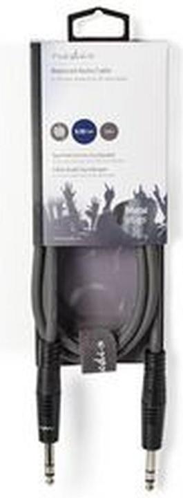 Actual product image Nedis Audio cable compensated 6.35 mm male - 6.35 mm female (1.50 m, 6.3mm jack)
