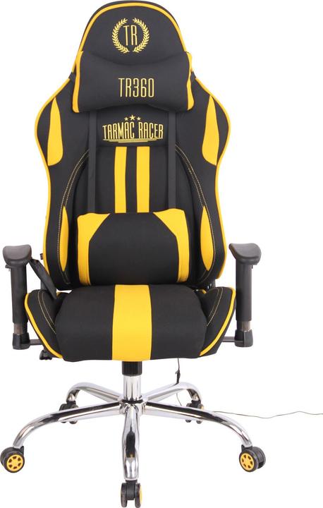 Actual product image CLP Limit XM office chair fabric, black/yellow