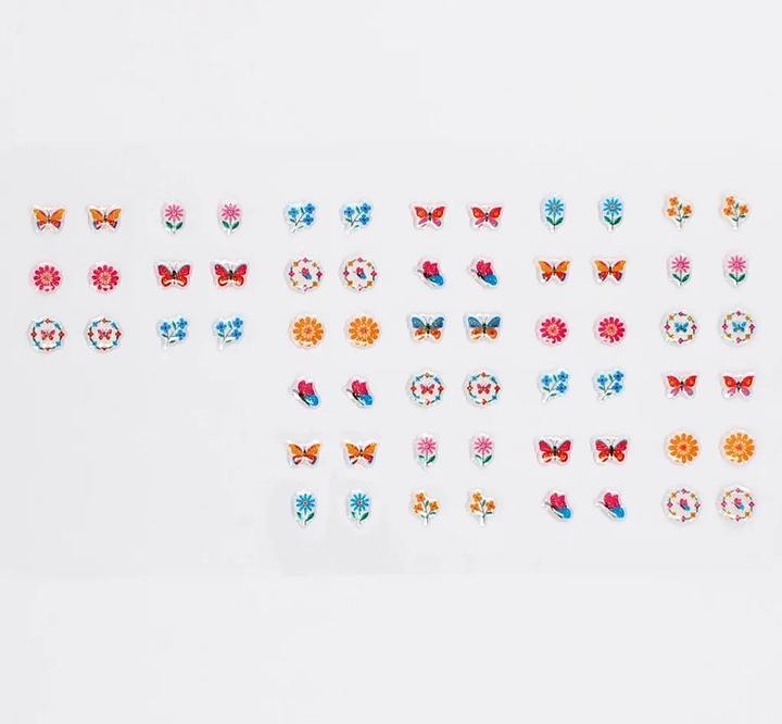 Image du produit Rex London Stick on Earrings Floral Flutter (Matières plastiques, Adhésif)