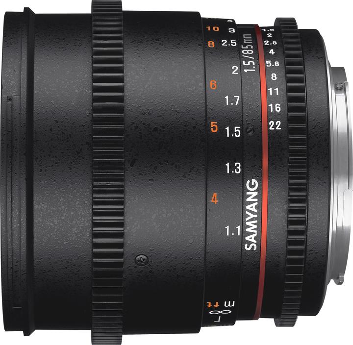 Image du produit Samyang 85mm T1.5 VDSLR II Canon M (Canon EF-M, Plein format)