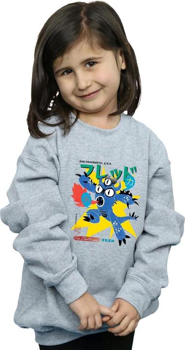Produktbild Disney Big Hero 6 Fred Ultimate Kaiju Sweatshirt Mädchen (140, 146)
