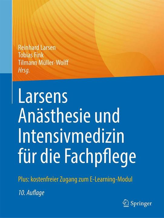 Immagine prodotto Larsens Anästhesie und Intensivmedizin für die Fachpflege (Tedesco, Reinhard Larsen, Tilmann Müller-Wolff, Tobias Fink, 2021)