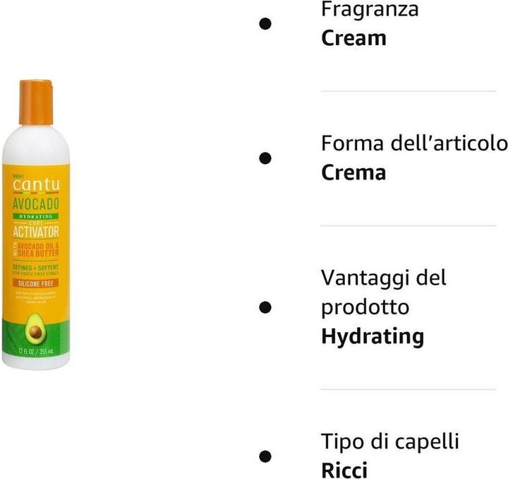 Immagine prodotto Cantu Curl Activador (Shampoo liquido, 355 ml)