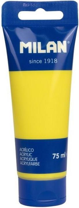 Acrylfarbe in der Tube 75 ml, tropisch gelb (jaune tropical, 75 ml)