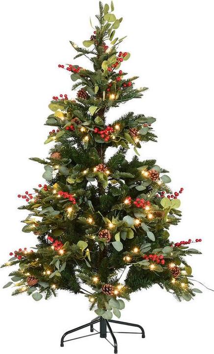 Image du produit Esprit Arbre de Noël Home Rouge vert PVC Métal 95 x 95 x 150 cm (150 cm)