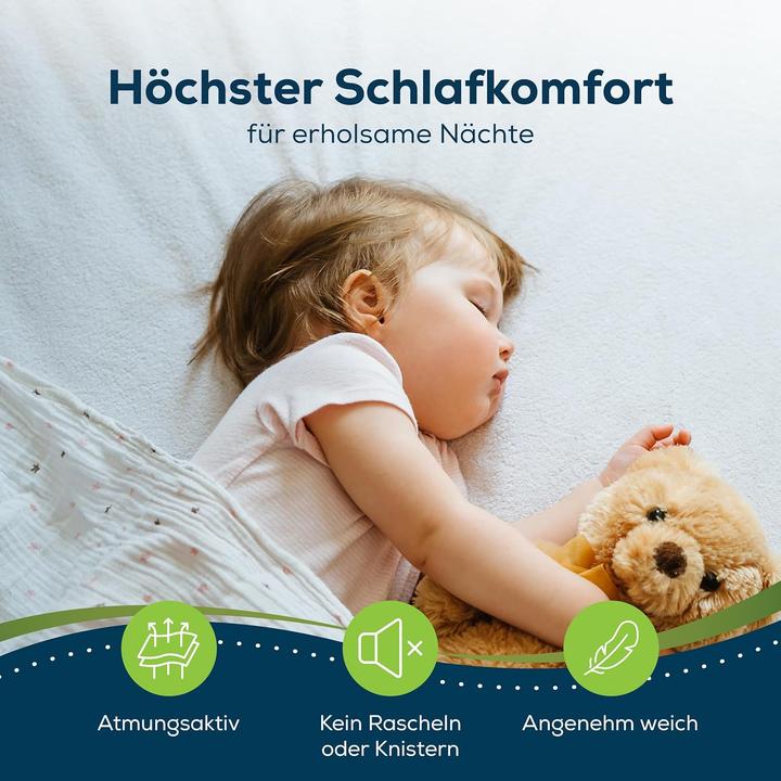 Produktbild Sensalou Wasserdichte Matratzenschoner 2er-Set (60 x 120 cm) (60 x 120 cm)
