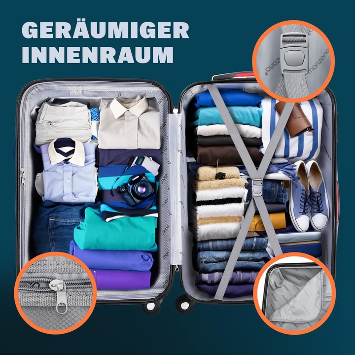 Immagine prodotto Monzana Valigia rigida (90 l, L (90 - 115l))