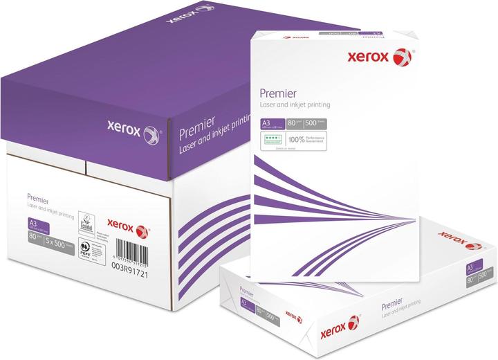 Actual product image Xerox Copy paper Premier A3, White, 80 g/m², 2500 sheets (80 g/m², 2500 x, A3)