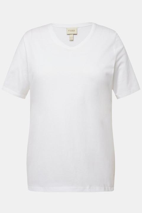 Produktbild Ulla Popken T-Shirts, 2er-Pack, V-Ausschnitt, Halbarm (58)