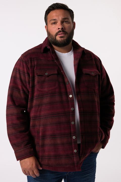 Produktbild John F. Gee Fleece-Overshirt, Langarm, Kentkragen (7XL)