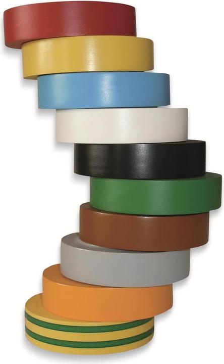 Produktbild HellermannTyton HelaTape Flex Isolierband Grün, 0.15mm x 15mm x 10m (15 mm)
