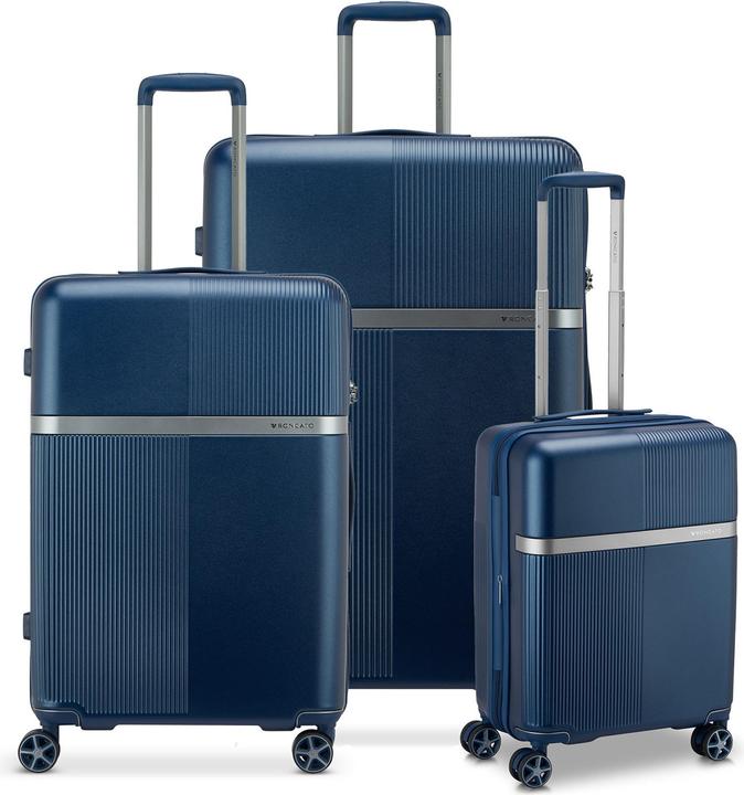Actual product image Roncato Airglam 4-wheel suitcase set 3-piece with expansion fold (236 l, XL (from 140l))