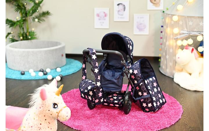 Image du produit Knorrtoys Puppenwagen Ruby - "star blue pink"