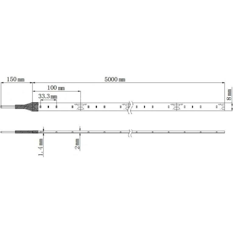 Thumbnail - Barthelme Basic, LED Streifen, 51540434 51540434 LED-Streifen mit offenem Kabelende 12 V/DC 5 (Kaltweiss, 500 cm, Indoor...