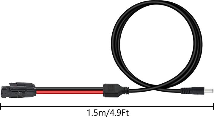 Actual product image Voltima AK-MC-DC Adapter cable DC to DC5521 (Solar system mounting material)
