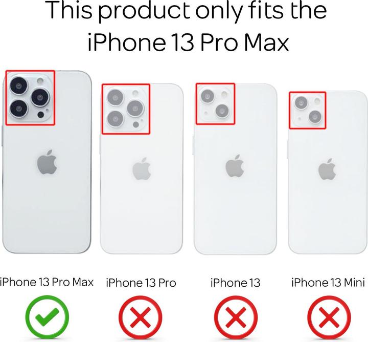 Immagine prodotto Nalia Custodia per cellulare in silicone ad anello (Apple iPhone 13 Pro Max)