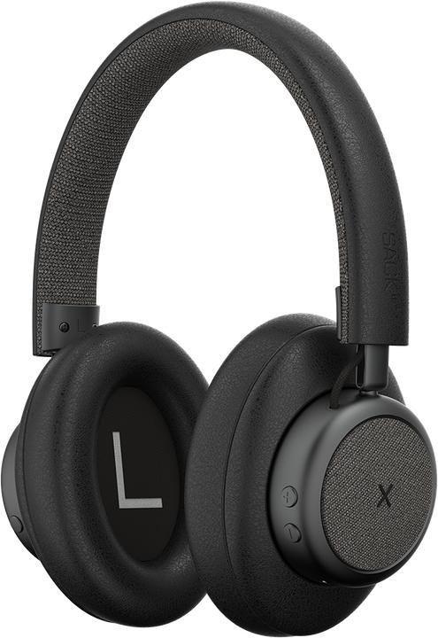 SackIT TOUCHit Headphones Wired & Wireless Headband Call/Music Bluetooth Black (Wireless)