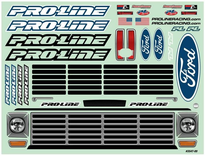 Actual product image Proline Body Ford F-100 1967 UDR unpainted, 1:7