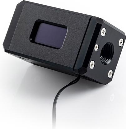Actual product image Bitspower Flow sensor, 2x G1/4 inch connections, OLED display