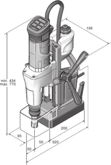 Image du produit Fein Carotteuse magnétique KBM 65 U (Perceuse)