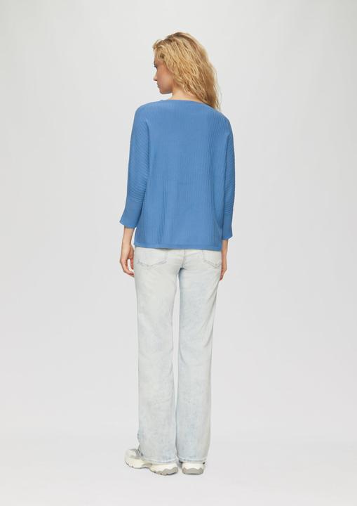 Produktbild S.Oliver Strickpullover Weicher Pullover mit Struktur und 3/4-Fledermausärmeln (48)