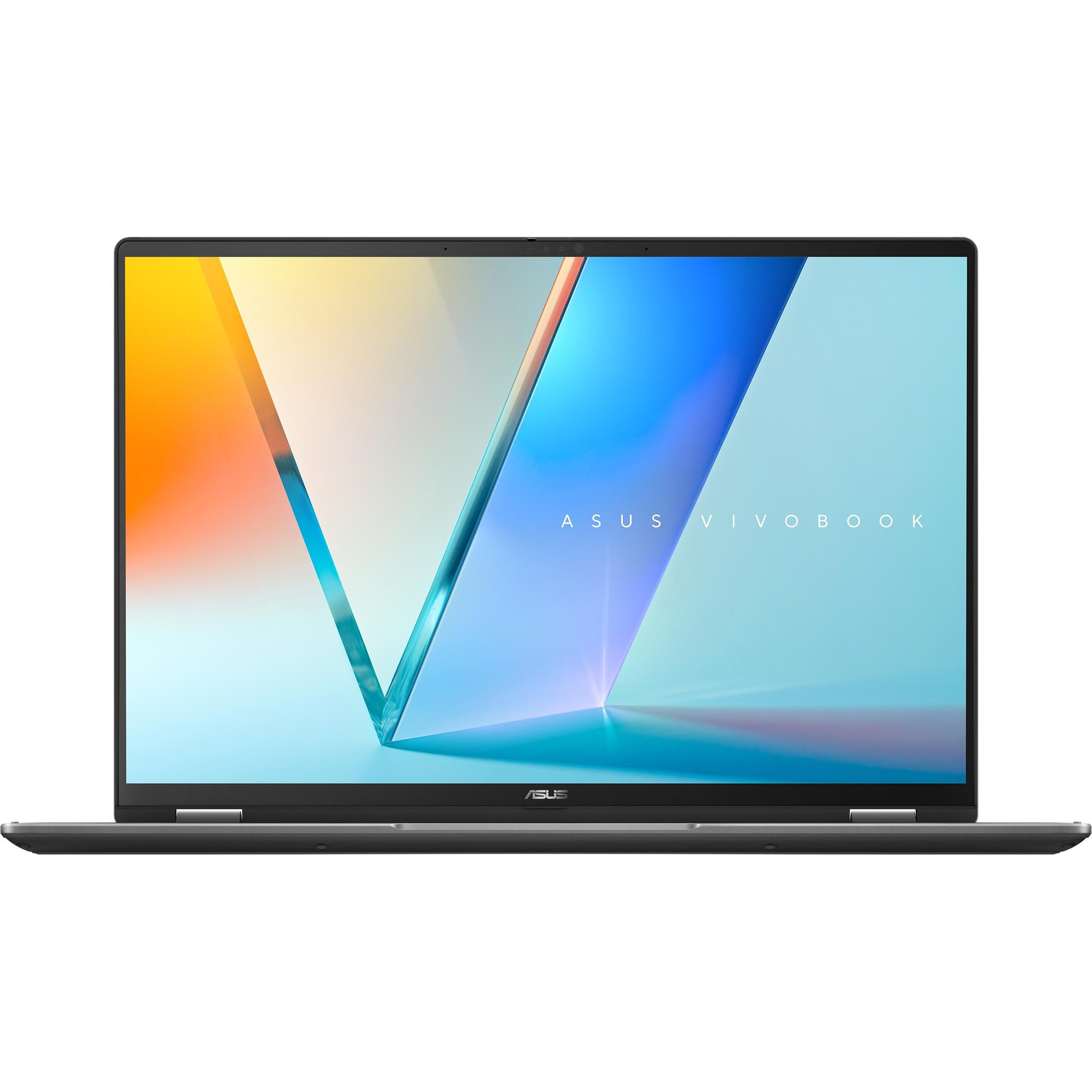 ASUS Vivobook 16 Flip (16", 1000 GB, 32 GB, Eng. Int.), Notebook, Grau