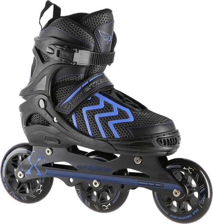 Immagine prodotto Nils NA19318 Nero-Blu TAGLIA M (35-38) PATTINI INLINE EXTREME (37)