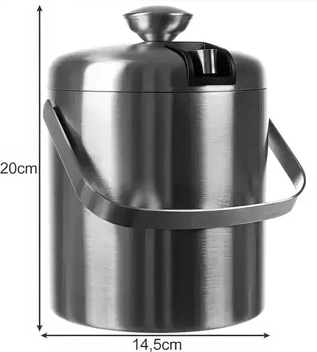 Actual product image Ruhhy Ice Bucket - Tongs + Spoon 21159