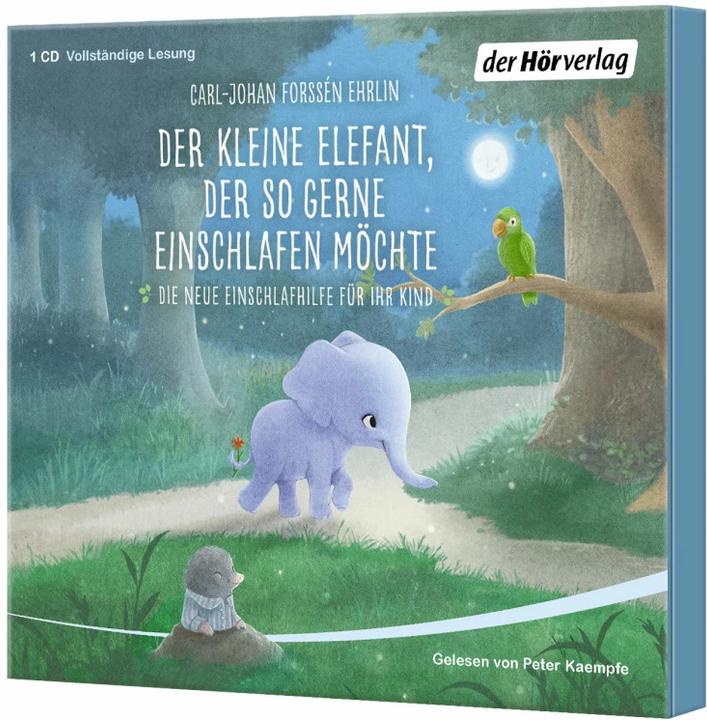 Actual product image The little elephant who wants so much to fall asleep (Carl-Johan Forssén Ehrlin, Greta Gold, Peter fights, German)