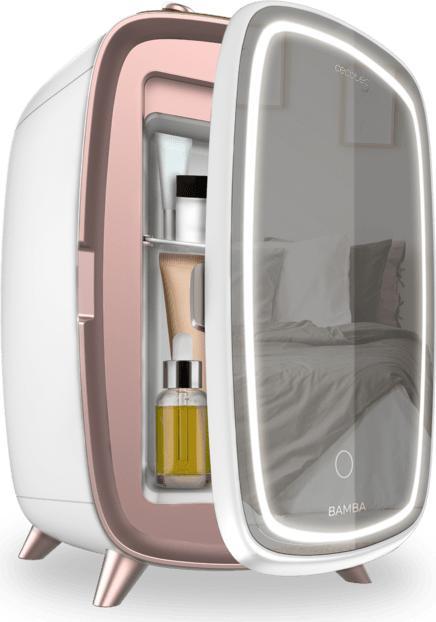 Cecotec Lodówka kosmetyczna Bamba CoolingBeauty 6000 Mirror Biały (6 l)