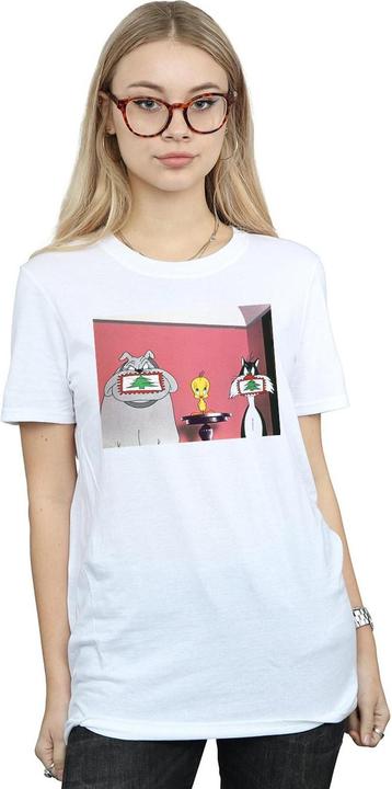 Produktbild Looney Tunes Christmas Postcard TShirt (XXL)