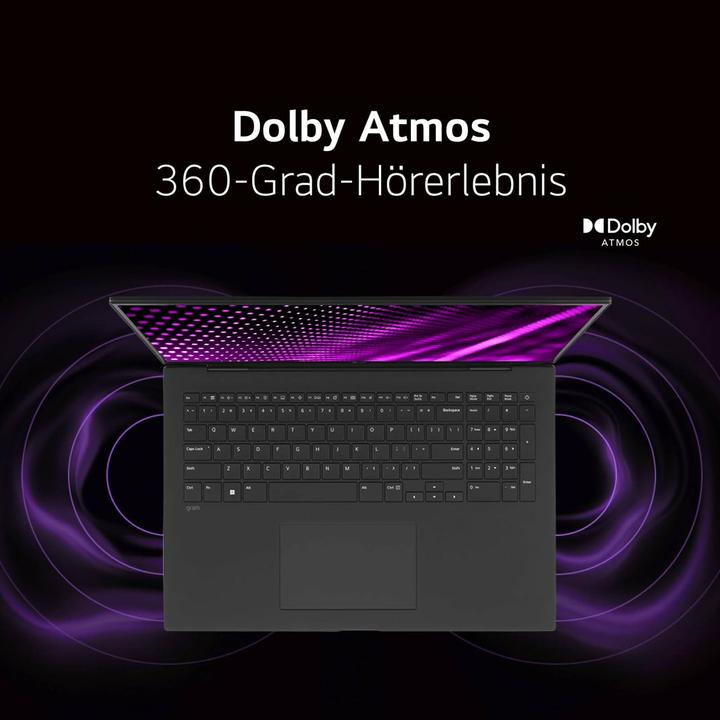 Immagine prodotto LG gram 17" Core Ultra 7 155H 32GB/2TB SSD Win11 grigio 17Z90S-G.AD7CG (17", 2000 GB, 32 GB, DE, Intel Core Ultra 7 155H)