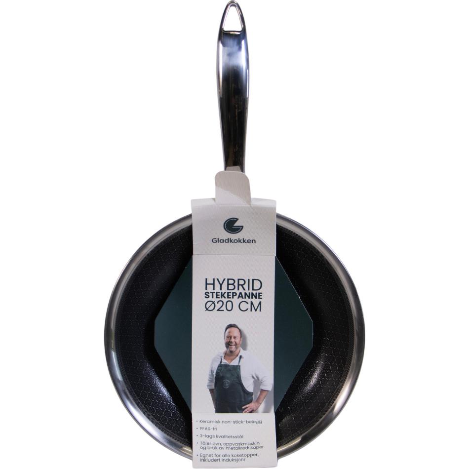 Gladkokken - Hybrid frypan - 20 cm, Padella + Pentola