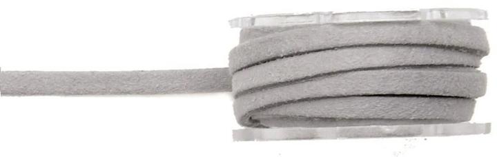 Produktbild Glorex Lederband Velour 3 mm flach