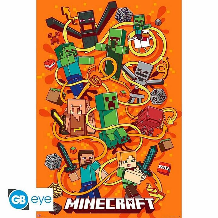 Produktbild Minecraft Swirl Poster (91 x 61 cm)