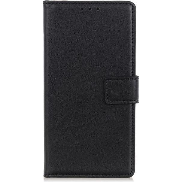 MU Classic Classic II Leder Bookcover Series (Xiaomi Redmi Note 8T), Smartphone Hülle, Schwarz