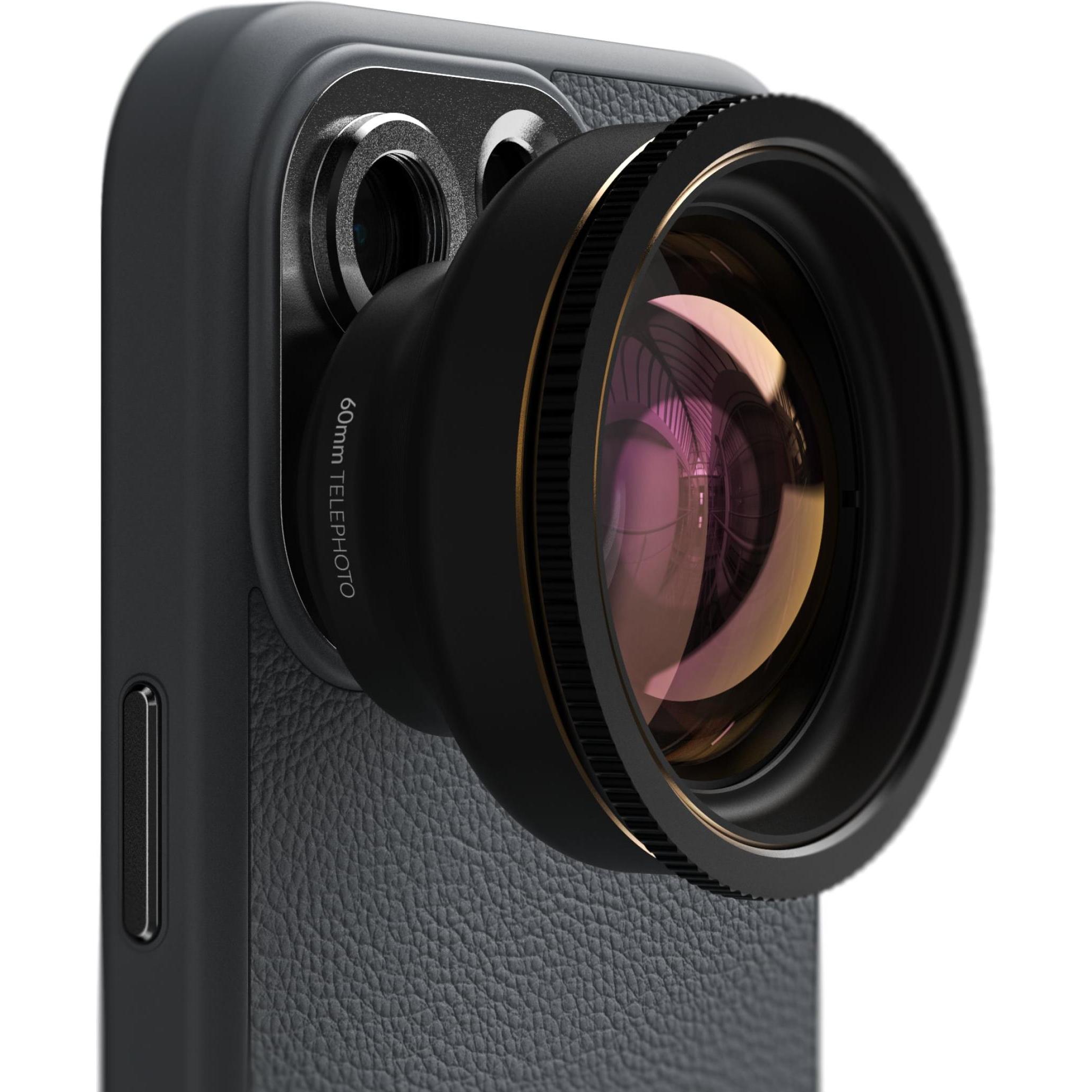 Thumbnail - ShiftCam Smartphone-Objektiv LensUltra 60mm Telephoto, Weiteres Smartphone Zubehör, Schwarz