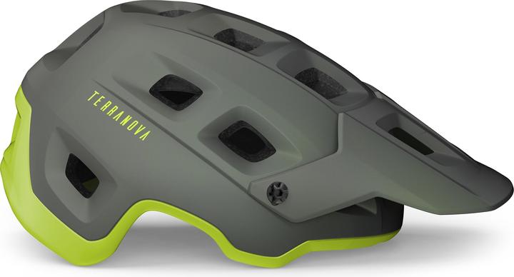 Produktbild MET Helm Terranova Mips, gray lime, matt, M (56 - 58 cm)